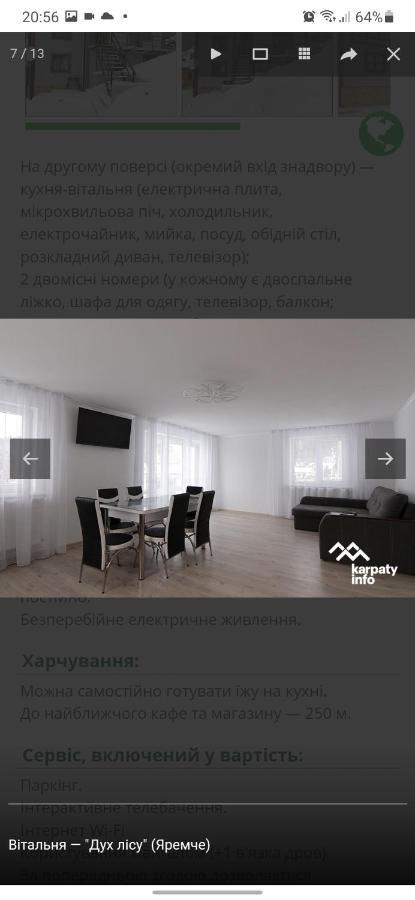 Villa Дух Лісу à Yaremtche Extérieur photo