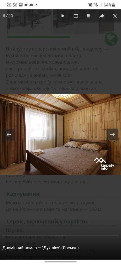 Villa Дух Лісу à Yaremtche Extérieur photo